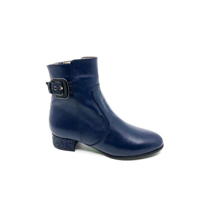 Ghete din piele naturala 320-Albastru-146
