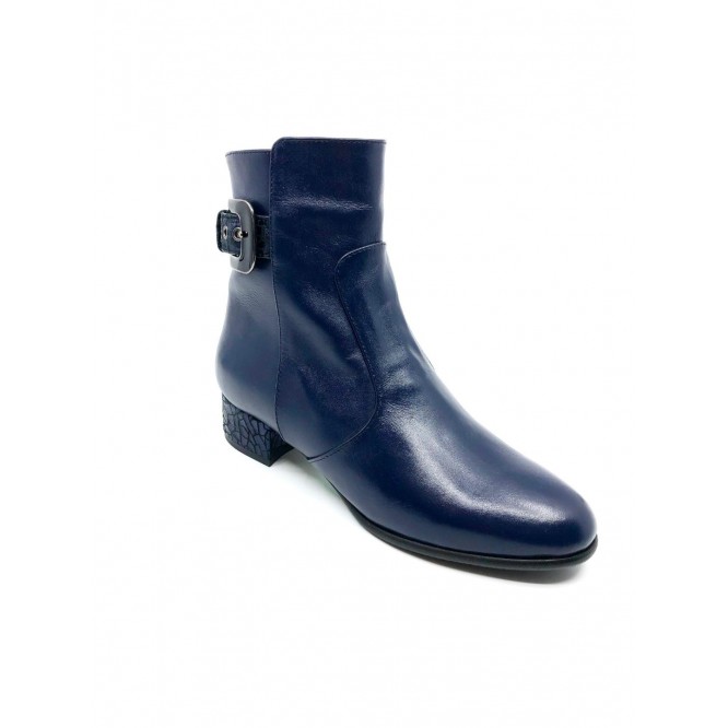 Ghete din piele naturala 320-Albastru-146