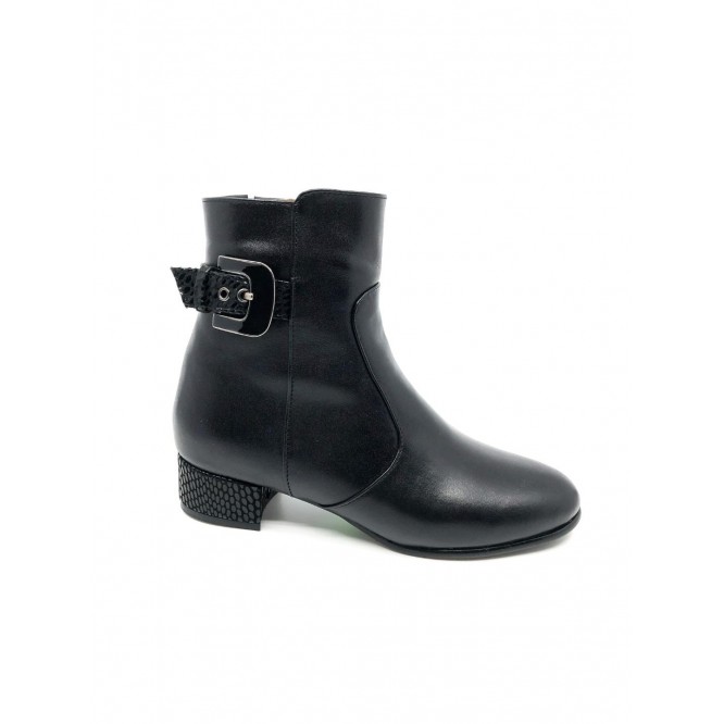 Ghete din piele naturala 320-Negru-1281