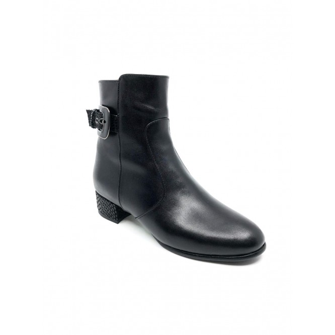 Ghete din piele naturala 320-Negru-1281