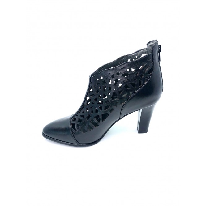 Ghete din piele naturala 538L-Negru Ghete din piele naturala 538L-Negru