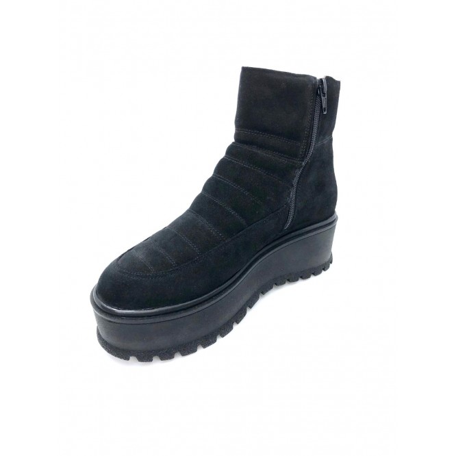 Ghete din piele naturala 601-Ant. Negru