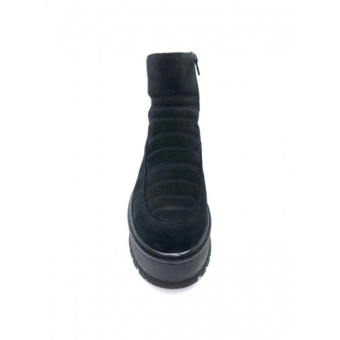 Ghete din piele naturala 601-Ant. Negru