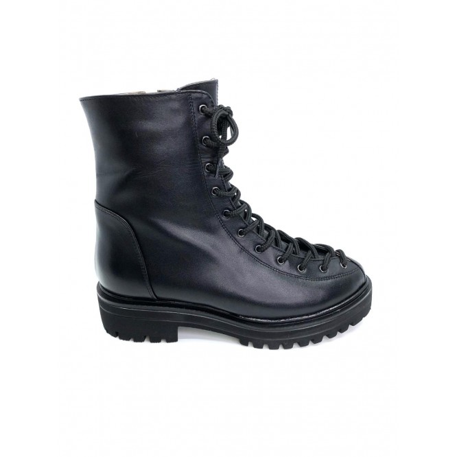 Ghete din piele naturala 603-Negru