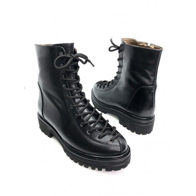 Ghete din piele naturala 603-Negru