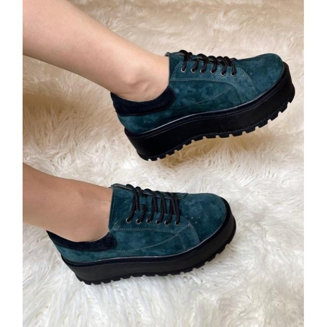 Pantofi din piele naturala 614-Ant. 219-Ant. Negru