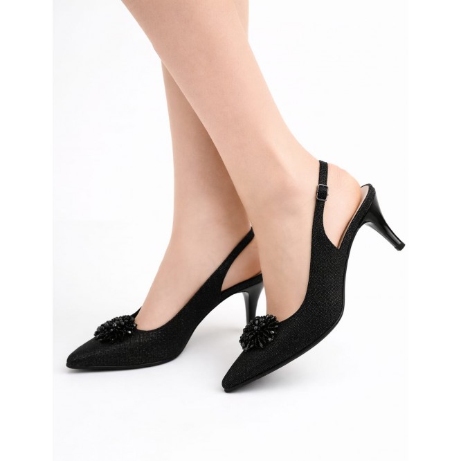 PANTOFI SLINGBACK DIN PIELE NATURALA  - MODEL 689-349