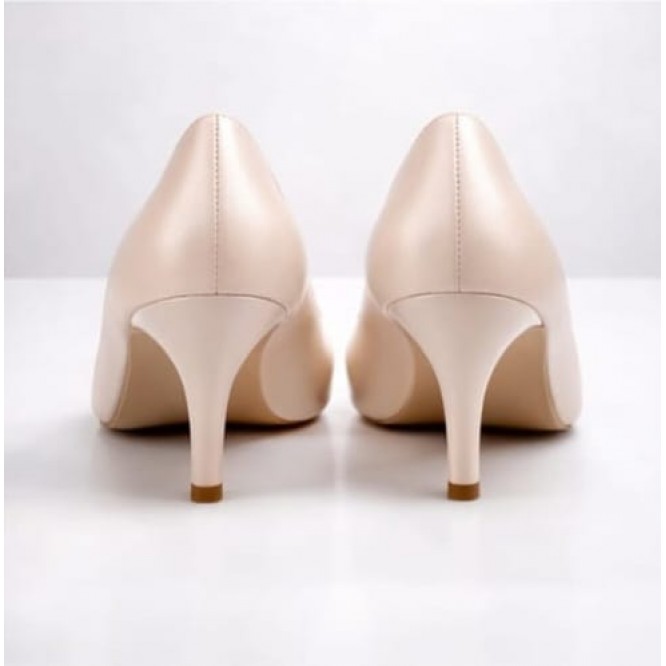 PANTOFI PREMIUM DIN PIELE NATURALA  662 CREM SIDEF -293